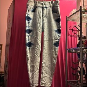 Blue Tie Dye Jeans